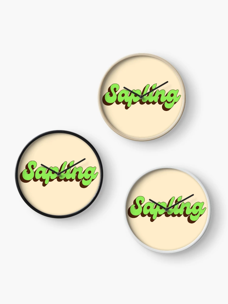 Thumbnail 3 of 4, Clock, Sapling designed and sold by ColorRitual.