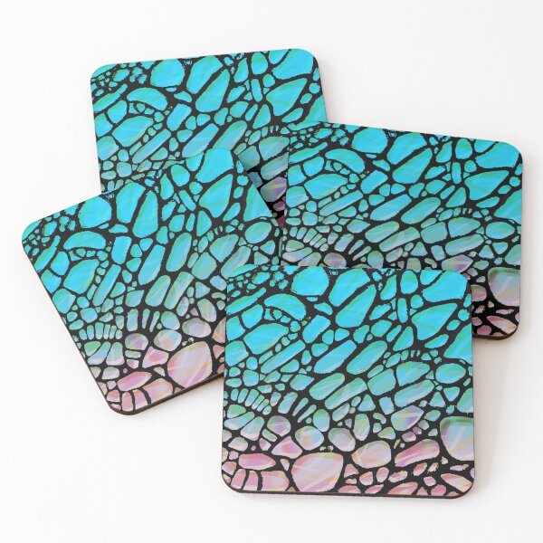 Item preview, Dragon Scales Teals designed and sold by Lynn Harriet.