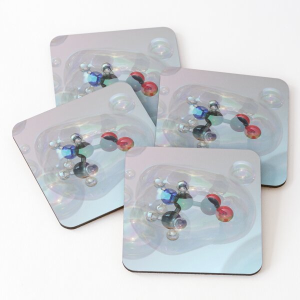 Item preview, Alanine (L-alanine, Ala, A) amino acid molecule. 3D rendering. designed and sold by molekuul.