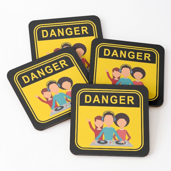Item preview, DANGER - NO DJs - LOCKDOWN RULES designed and sold by DontKnowMuch.