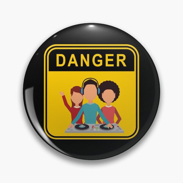 Item preview, DANGER - NO DJs - LOCKDOWN RULES designed and sold by DontKnowMuch.
