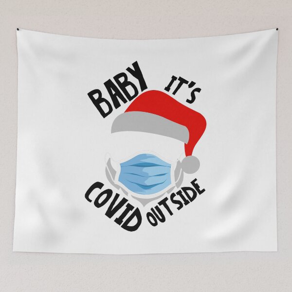 Item preview, BABY IT'S COVID OUTSIDE CHRISTMAS 2020 designed and sold by MugsMe.