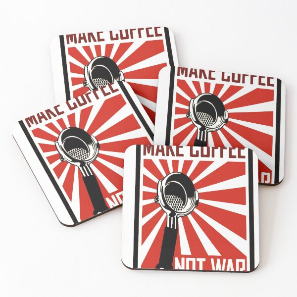 Item preview, MAKE COFFEE NOT WAR COFFEE MAKER  designed and sold by Zakaria daoudi.