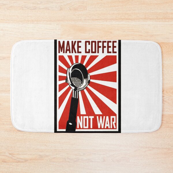 Item preview, MAKE COFFEE NOT WAR COFFEE MAKER  designed and sold by Zakaria daoudi.