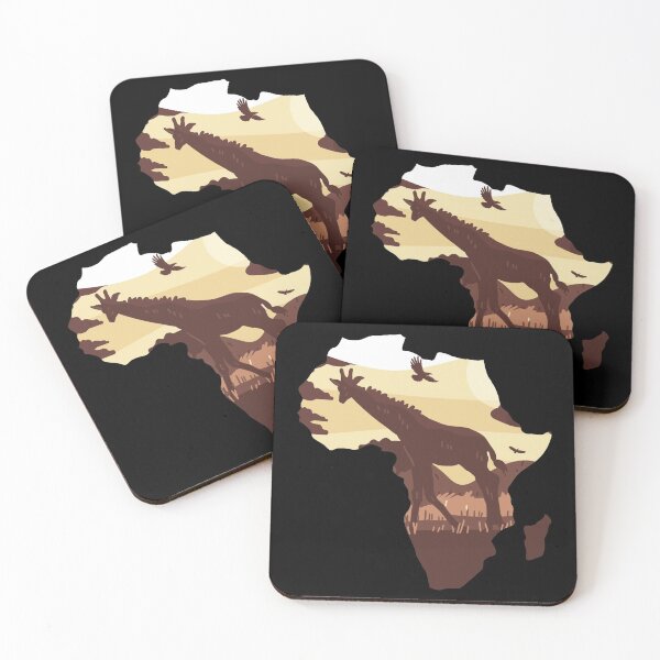 Item preview, Africa African animals Giraffe continent designed and sold by leofel.
