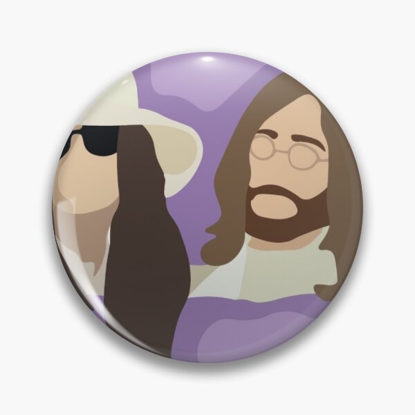 Item preview, John Lennon and Yoko Ono designed and sold by avirgoplanet.