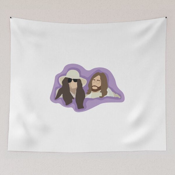 Item preview, John Lennon and Yoko Ono designed and sold by avirgoplanet.