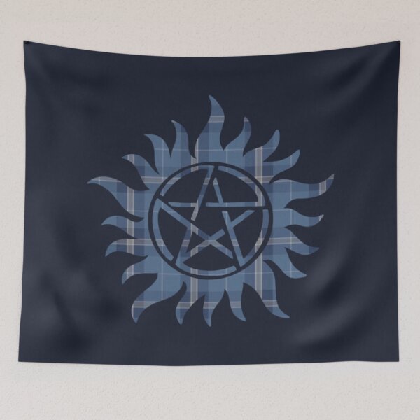 Item preview, Supernatural - Plaid Anti - Possession Symbol  designed and sold by tasha0louise.