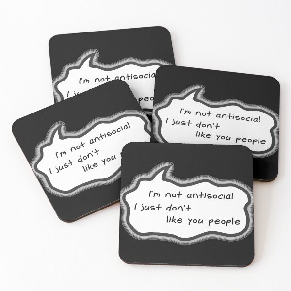 Item preview, I am Not Antisocial designed and sold by Gevover.