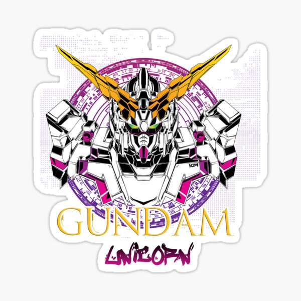Digital Art Glossy Matte Stickers Sticker Pack Gunpla Stickers Gundam