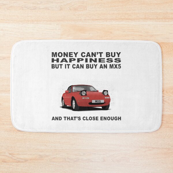 Item preview, Mazda MX5 Eunos Mk1 RED Happiness Poster designed and sold by Hamilton illustrations.