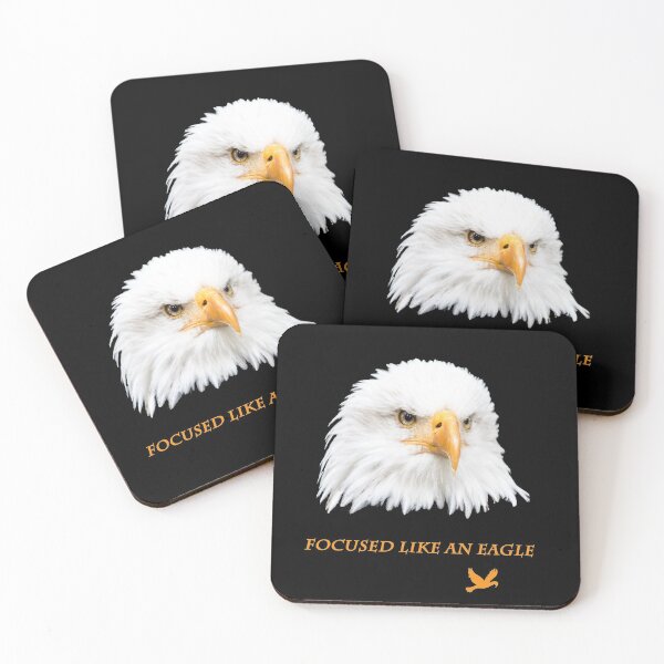 Item preview, Gift Idea Bald Eagle focused like an eagle designed and sold by Katja LebenFreude.