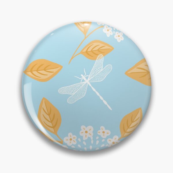 Item preview, Sweet white flowers with golden leaves designed and sold by Katbydesign.