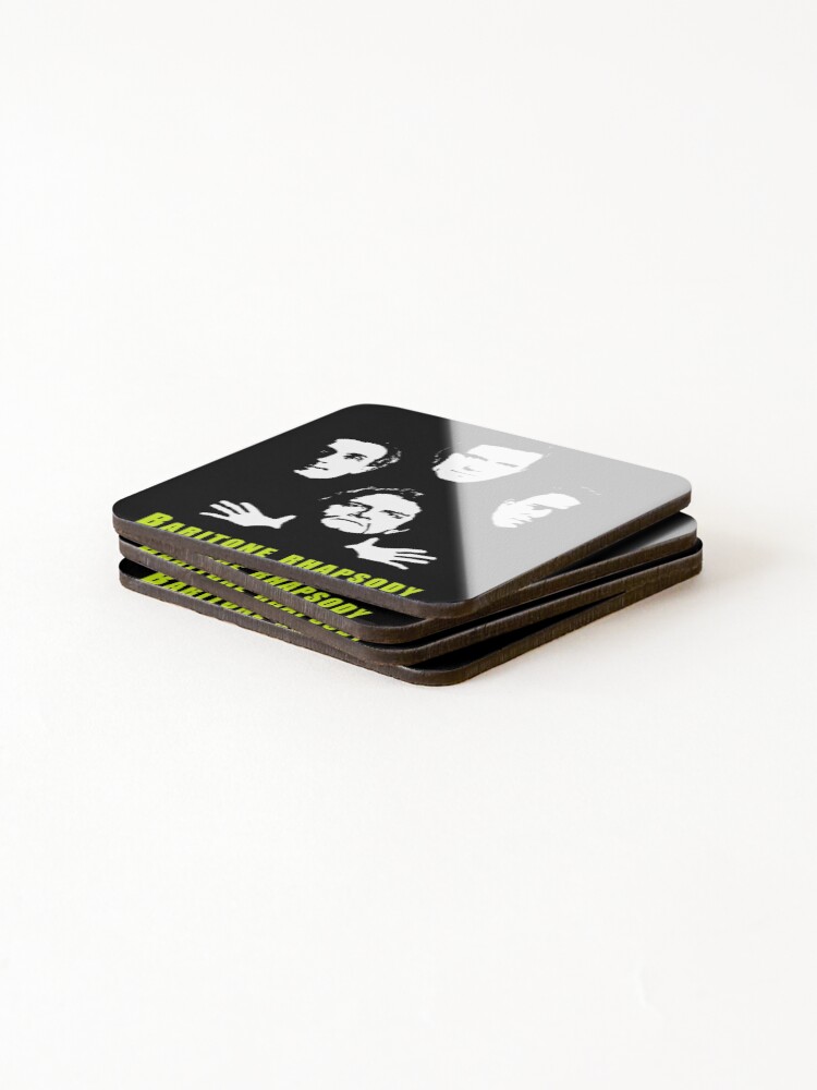 Thumbnail 4 of 5, Coasters (Set of 4), Baritone Rhapsody designed and sold by operaandbeyond.