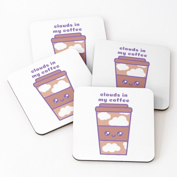Item preview, Clouds In My Coffee Cute designed and sold by HelloGrackle.