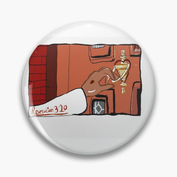 Item preview, Revelation 3:20 (Jesus knocking on the door of your heart) designed and sold by littlefloarts.
