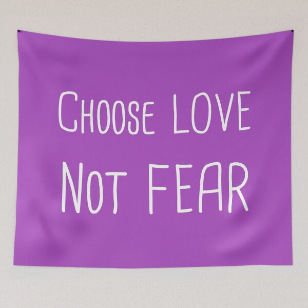 Item preview, Choose Love Not Fear designed and sold by OnlyCoolVibes.