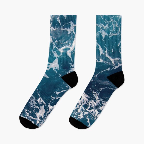 Item preview, Blue ocean sea water with a little sea foam designed and sold by JellyBeenzz.