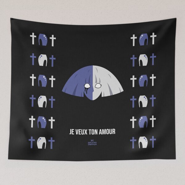 Item preview, 'Je veux ton amour' designed and sold by skeletonmonster.