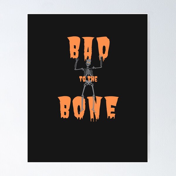 Item preview, Bad to the Bone skeletal design designed and sold by MeeraDevi.