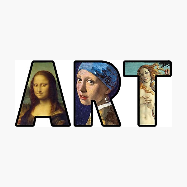 Item preview, ART -  with Monalisa, Girl with Pearl Earring, The Birth of Venus designed and sold by ArtStore20.
