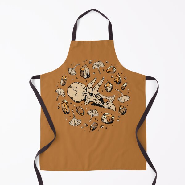 Item preview, Triceratops Rocks! | Citrine Quartz | Dinosaur Skull Fossil Art designed and sold by OMEGAFAUNA.