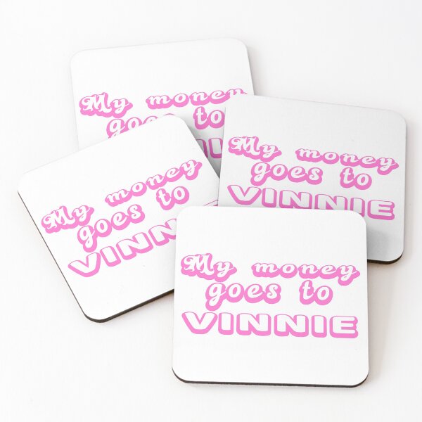 Artikelvorschau, Mein Geld geht an Vinnie lustiges Simp Pink entworfen und verkauft von clewzo.