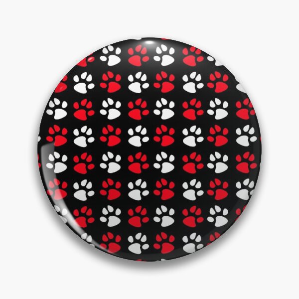 Item preview, Red White Pup Paw Special designed and sold by FabDirtyUnicorn.