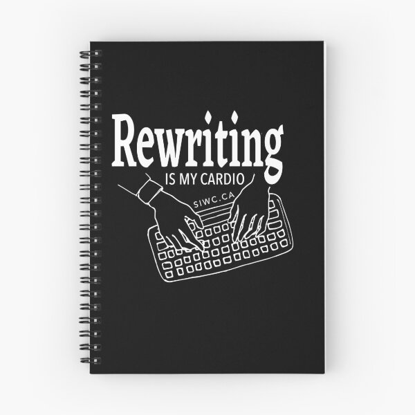Item preview, Rewriting is my Cardio in WHITE designed and sold by SiWC.