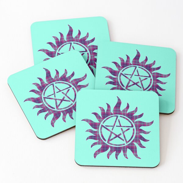 Item preview, Supernatural - Plaid Anti - Possession Symbol  designed and sold by tasha0louise.
