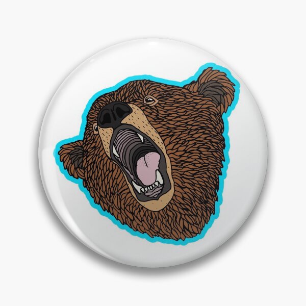 Item preview, Bear Rawr Snowboarding, Laptop, Water Bottle Stickers designed and sold by ThePennyCo.