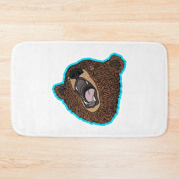 Item preview, Bear Rawr Snowboarding, Laptop, Water Bottle Stickers designed and sold by ThePennyCo.