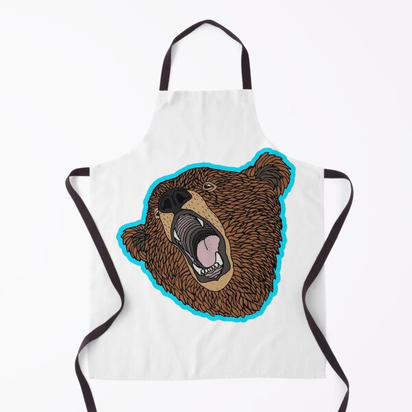 Item preview, Bear Rawr Snowboarding, Laptop, Water Bottle Stickers designed and sold by ThePennyCo.