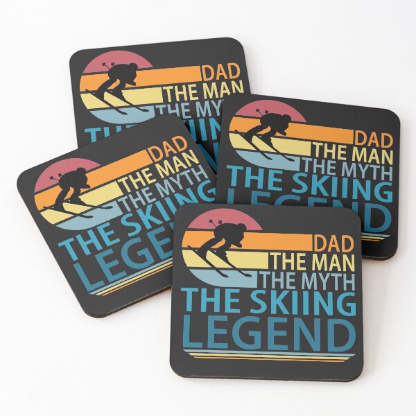 Item preview, Dad, The Man, The Myth, The Skiing Legend designed and sold by TravelScientist.
