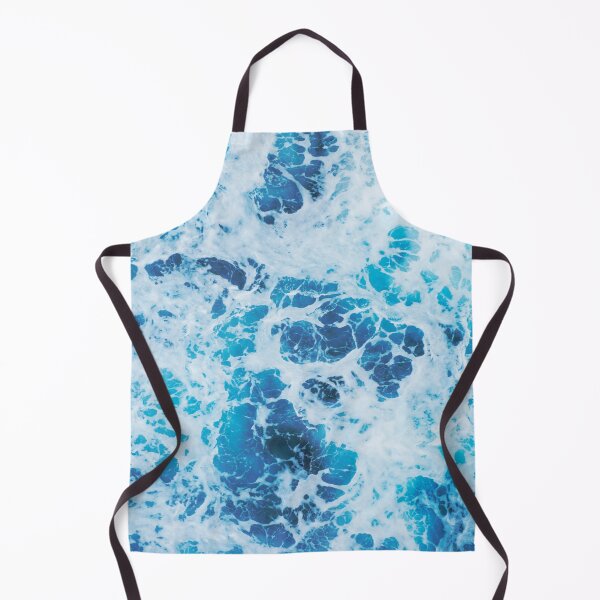 Item preview, Blue ocean sea water with sea foam designed and sold by JellyBeenzz.