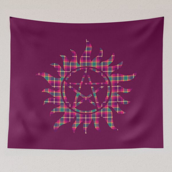 Item preview, Supernatural - Plaid Anti - Possession Symbol  designed and sold by tasha0louise.