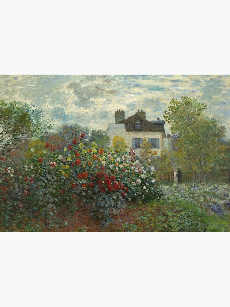 Claude Monet A Corner of the Garden with Dahlias by podartist