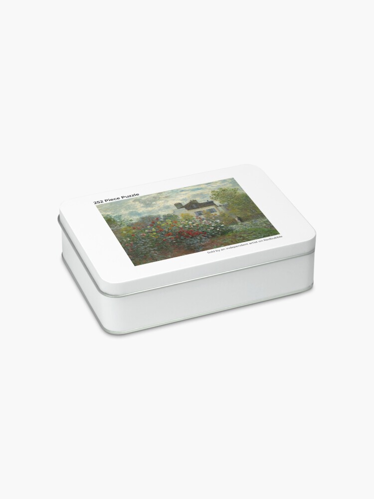 Alternate view of Claude Monet A Corner of the Garden with Dahlias Jigsaw Puzzle