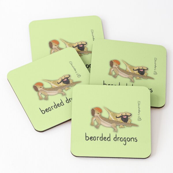 Item preview, Bearded Dragons designed and sold by Elliestrations.