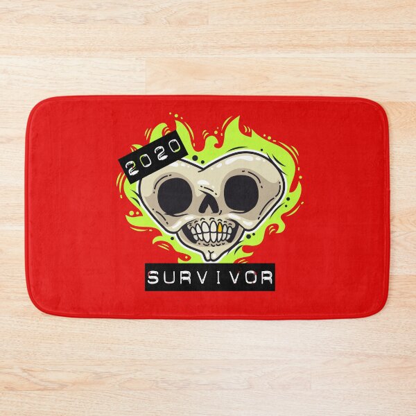 Item preview, 2020 Survivor - skull in shape of a heart designed and sold by arendbotha.