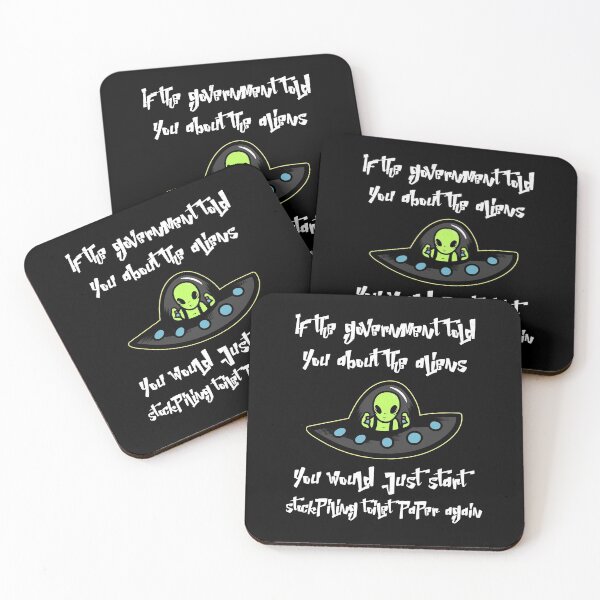 Item preview, Aliens exist? quick buy toilet paper designed and sold by Salkian.