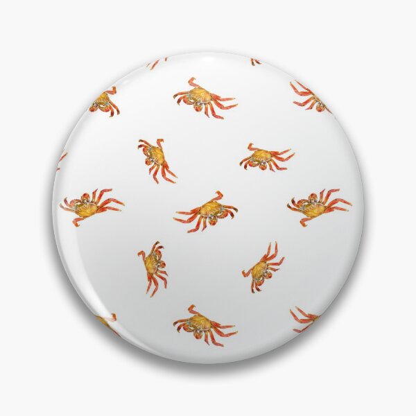 Item preview, Crabs Photo Collage Pattern Design designed and sold by DFLC Prints.