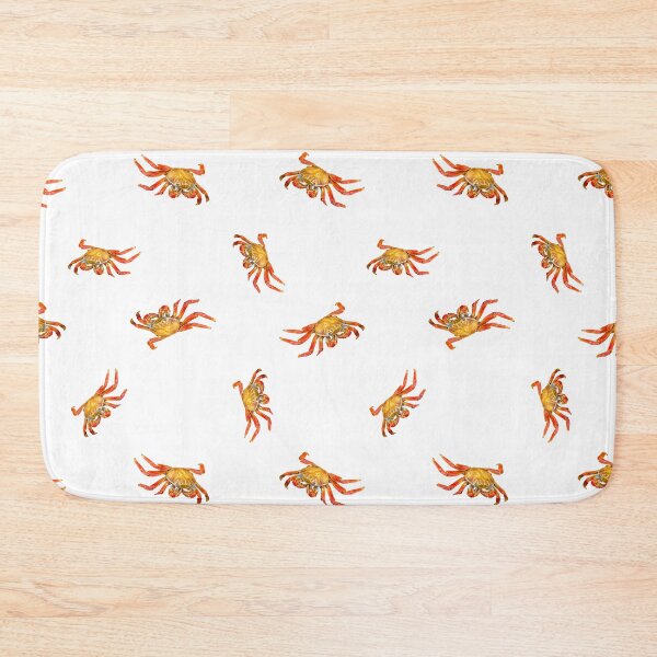 Item preview, Crabs Photo Collage Pattern Design designed and sold by DFLC Prints.