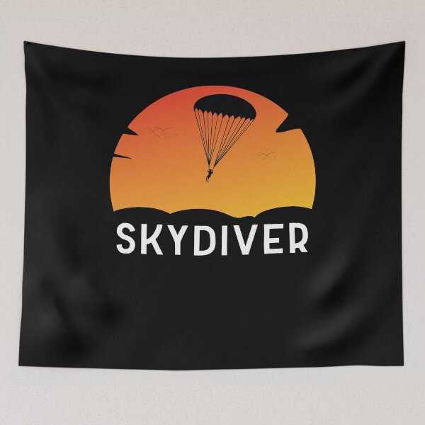 Item preview, Retro Vintage Skydiver Skydiving Parachuting Skydive Gift designed and sold by IyadBro.