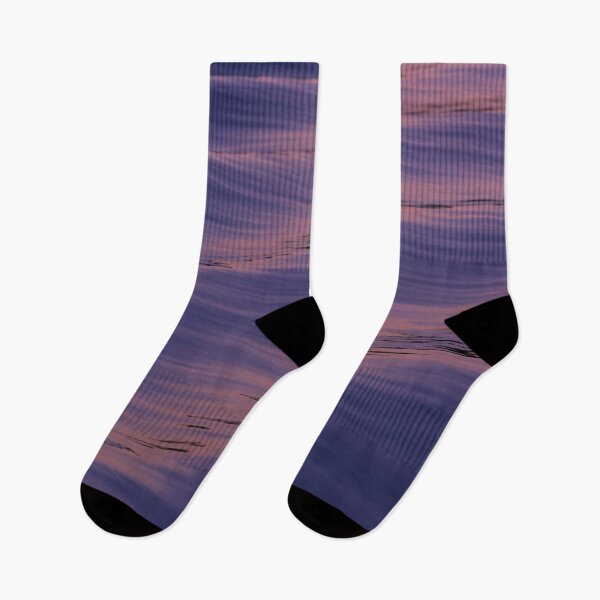 Item preview, Midnight blue calm, gentle ocean, sea water with a pink sunset hue designed and sold by JellyBeenzz.