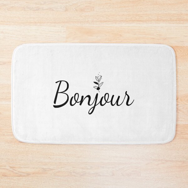 Item preview, Bonjour,  french words, hello in french designed and sold by MEILEY-Shop.