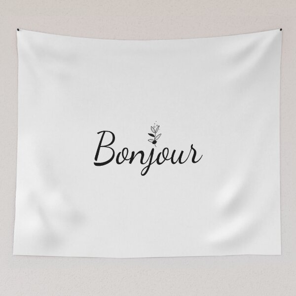 Item preview, Bonjour,  french words, hello in french designed and sold by MEILEY-Shop.