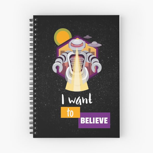 Item preview, alien Robots I want to believe designed and sold by Salkian.