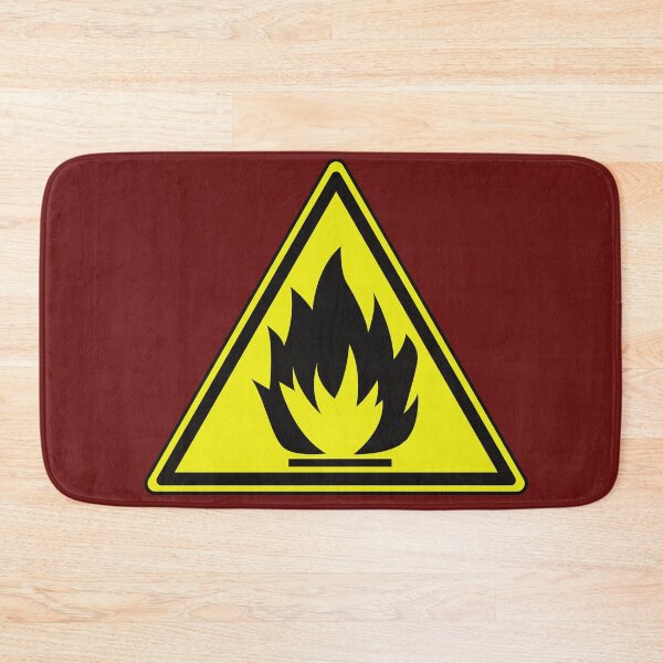 Item preview, Fire hazard symbol designed and sold by Aura __Print.