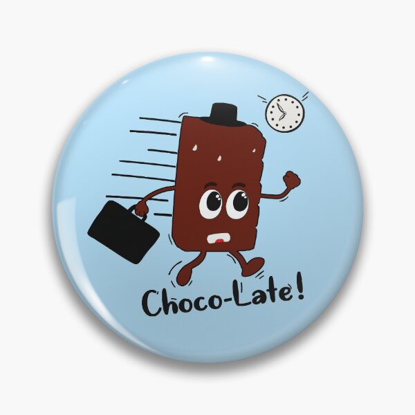Item preview, Choco late cute chocolate designed and sold by Mygoodees.
